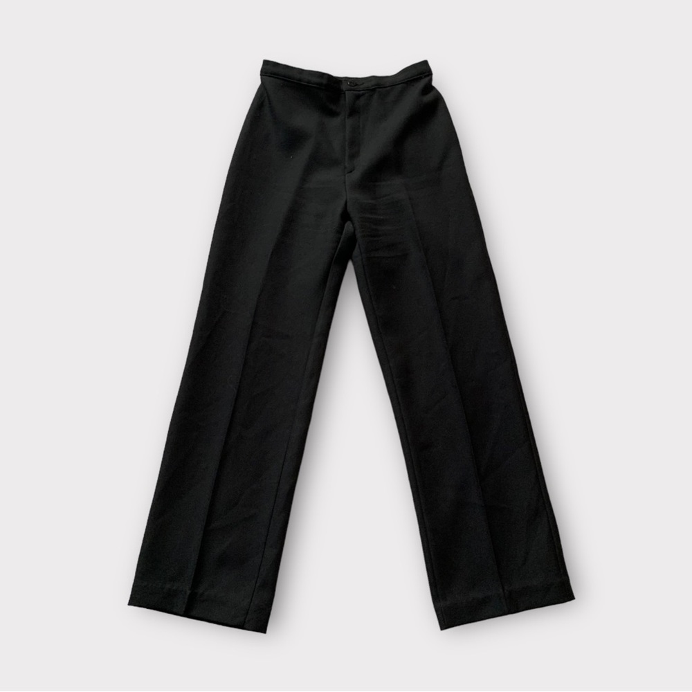 Black pants/trousers, vintage 80s/1980s